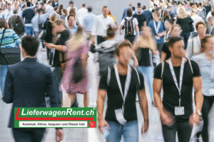 Lieferwagen für Messen