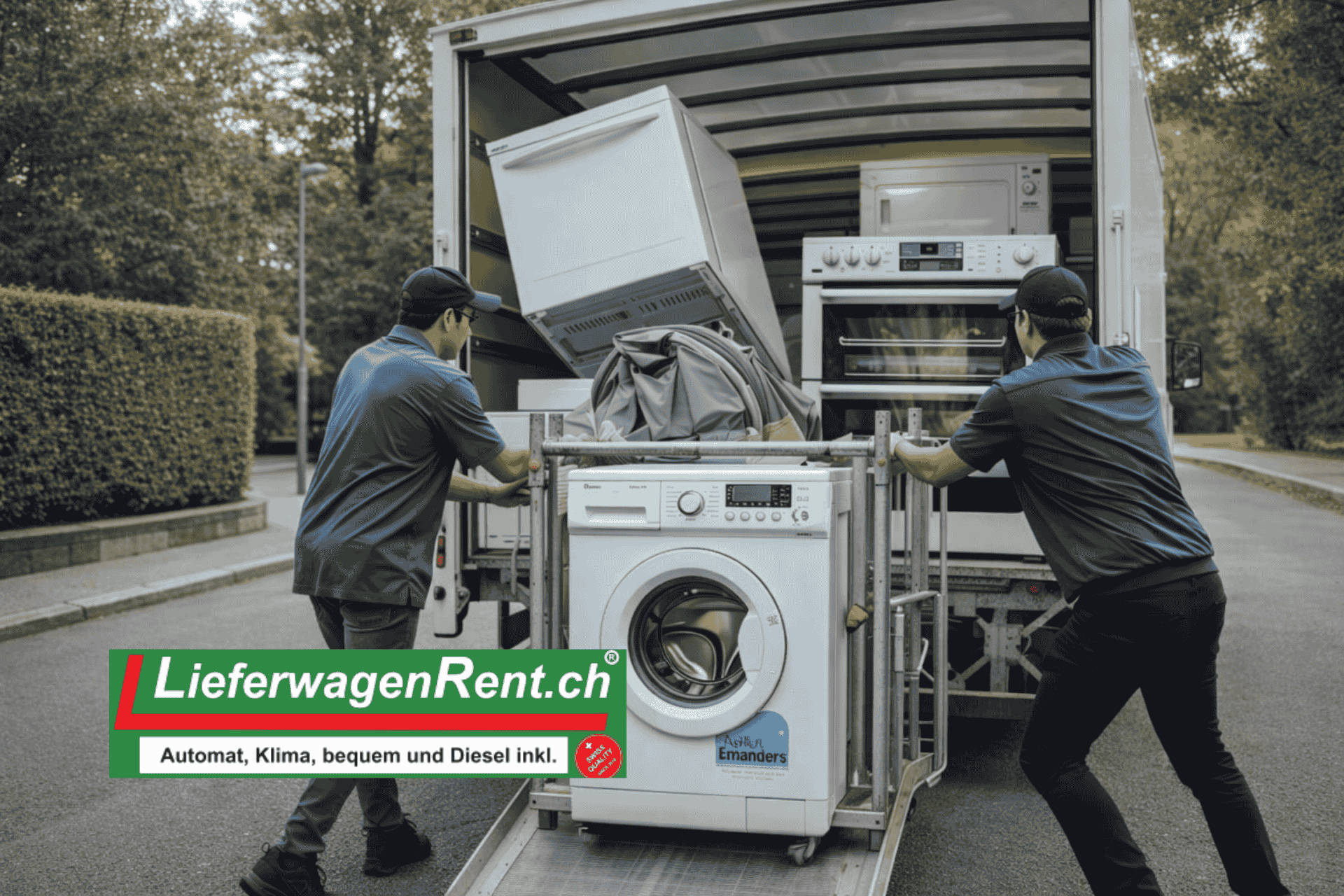 Haushaltsgeräte transportieren