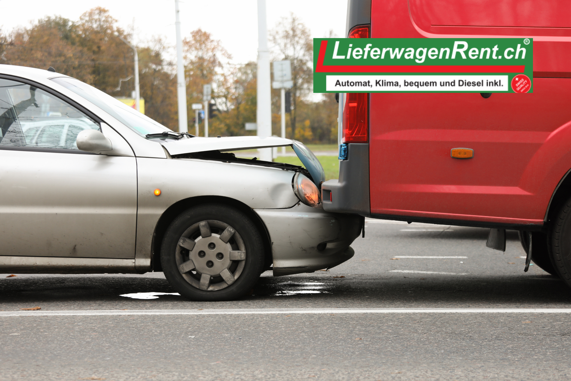 Unfall mit dem Lieferwagen