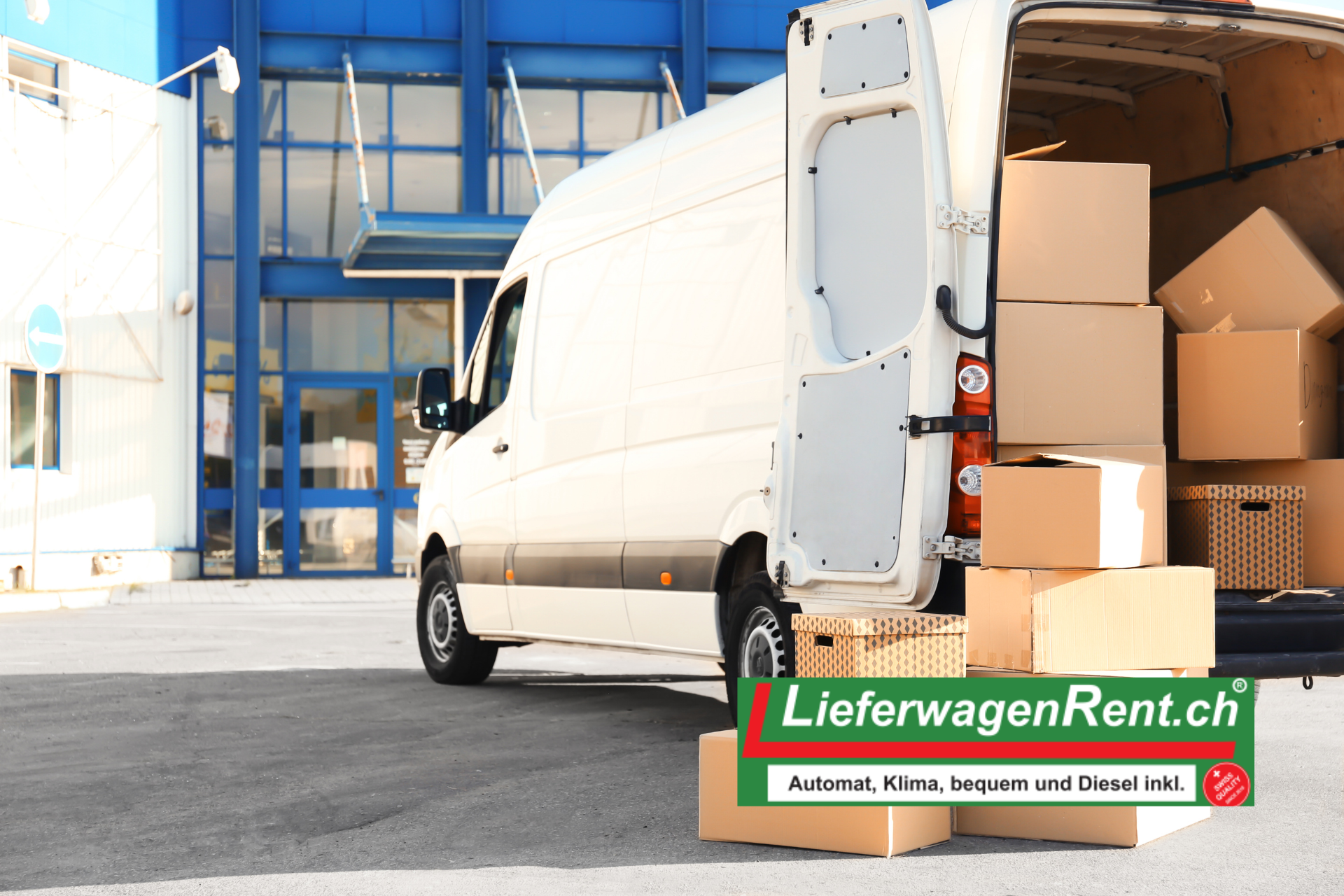 Innenausstattung eines Lieferwagens